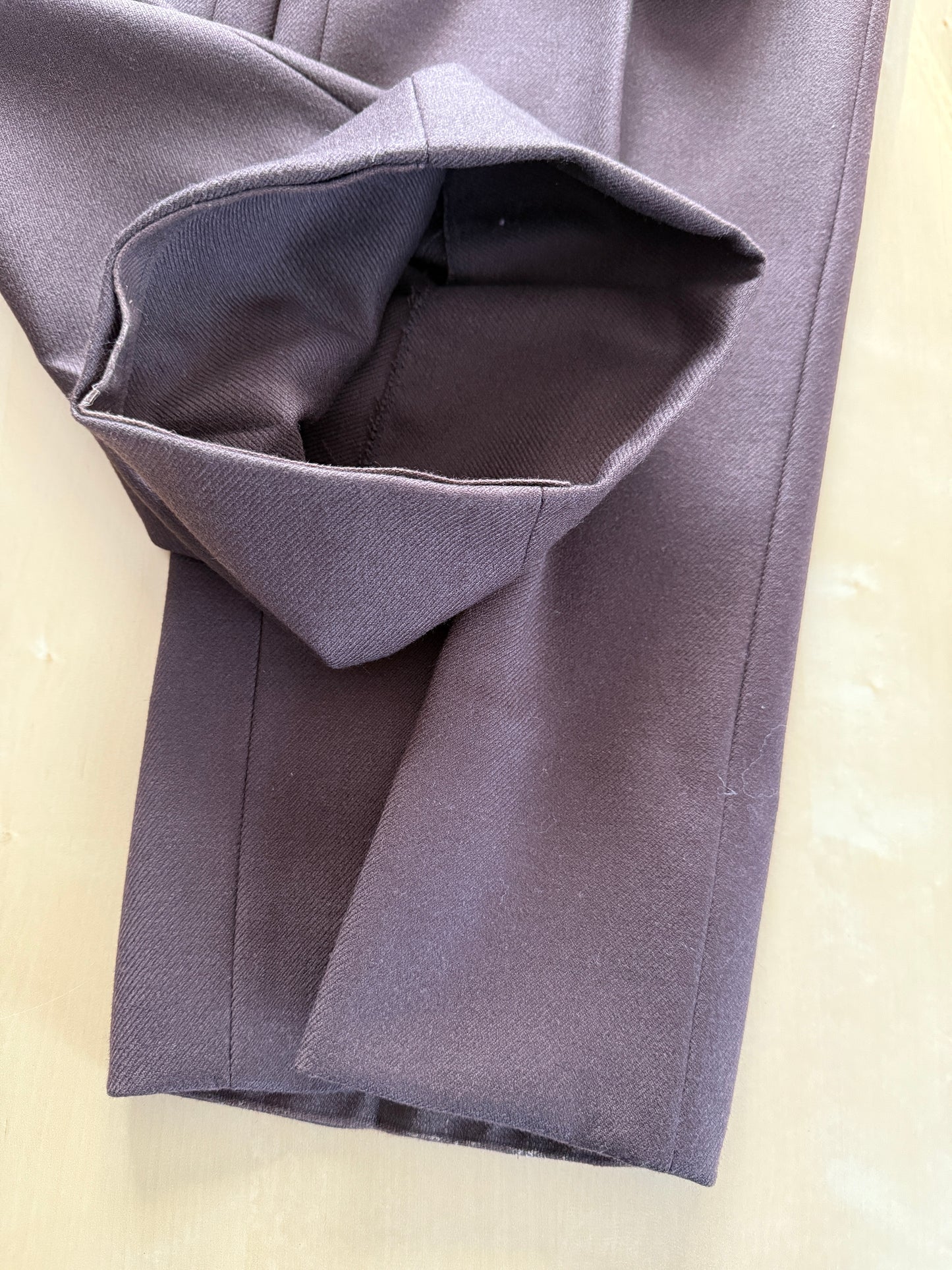 Completo anni ‘70 cavalry twill marrone - tg. 44/46