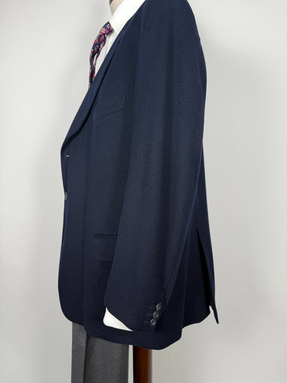 Giacca Corneliani in panno di lana blu - tg. 56