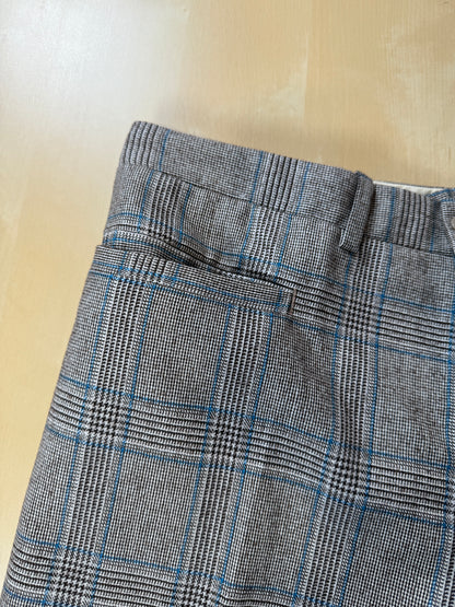 Pantaloni sartoriali anni ‘70 flanella principe di Galles - tg. 48