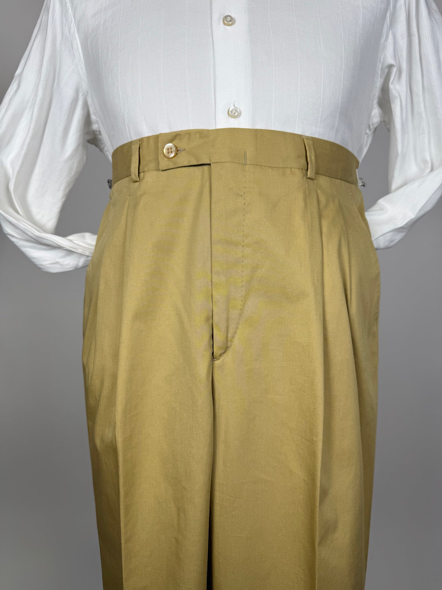 Pantaloni chino in cotone anni ‘80 (NOS) - tg. 50/52