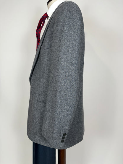 Giacca Missoni anni ‘80 grigio petrolio donegal - tg. 52