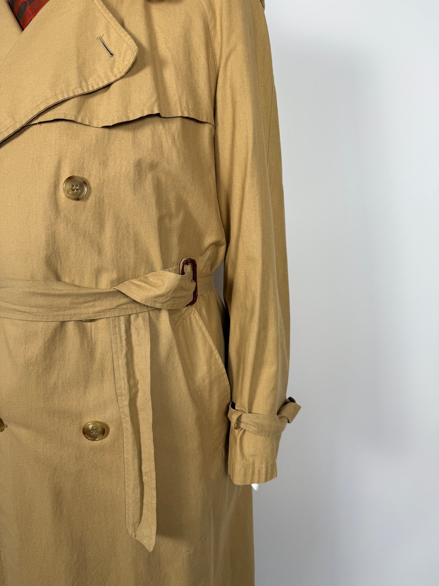 Trench anni ‘70 doppiopetto - tg. 50-52