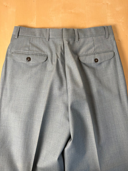 Pantaloni fresco lana carta da zucchero anni '80 (NOS) - tg. 46