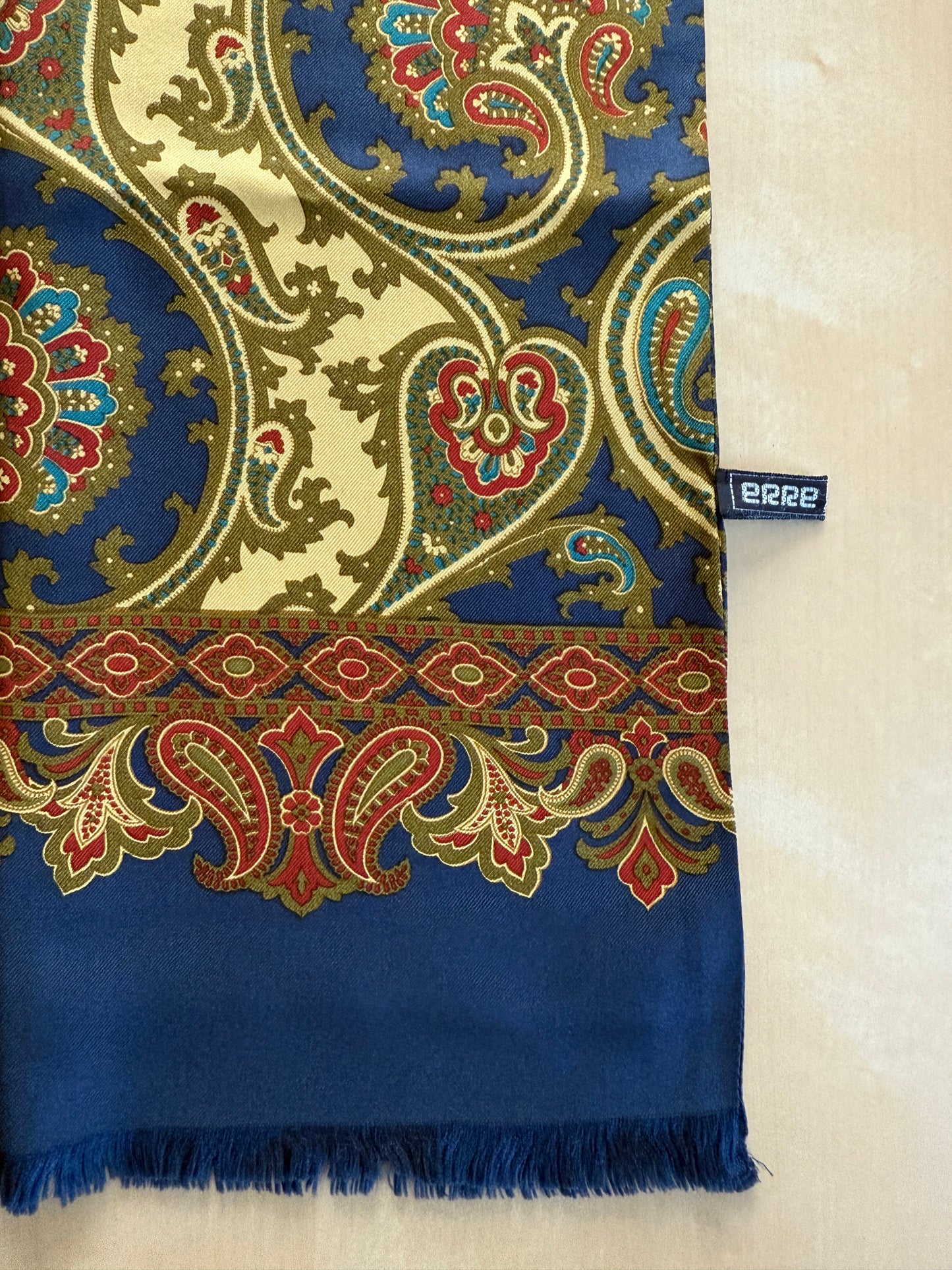 Sciarpa in seta tubolare doppia fantasia