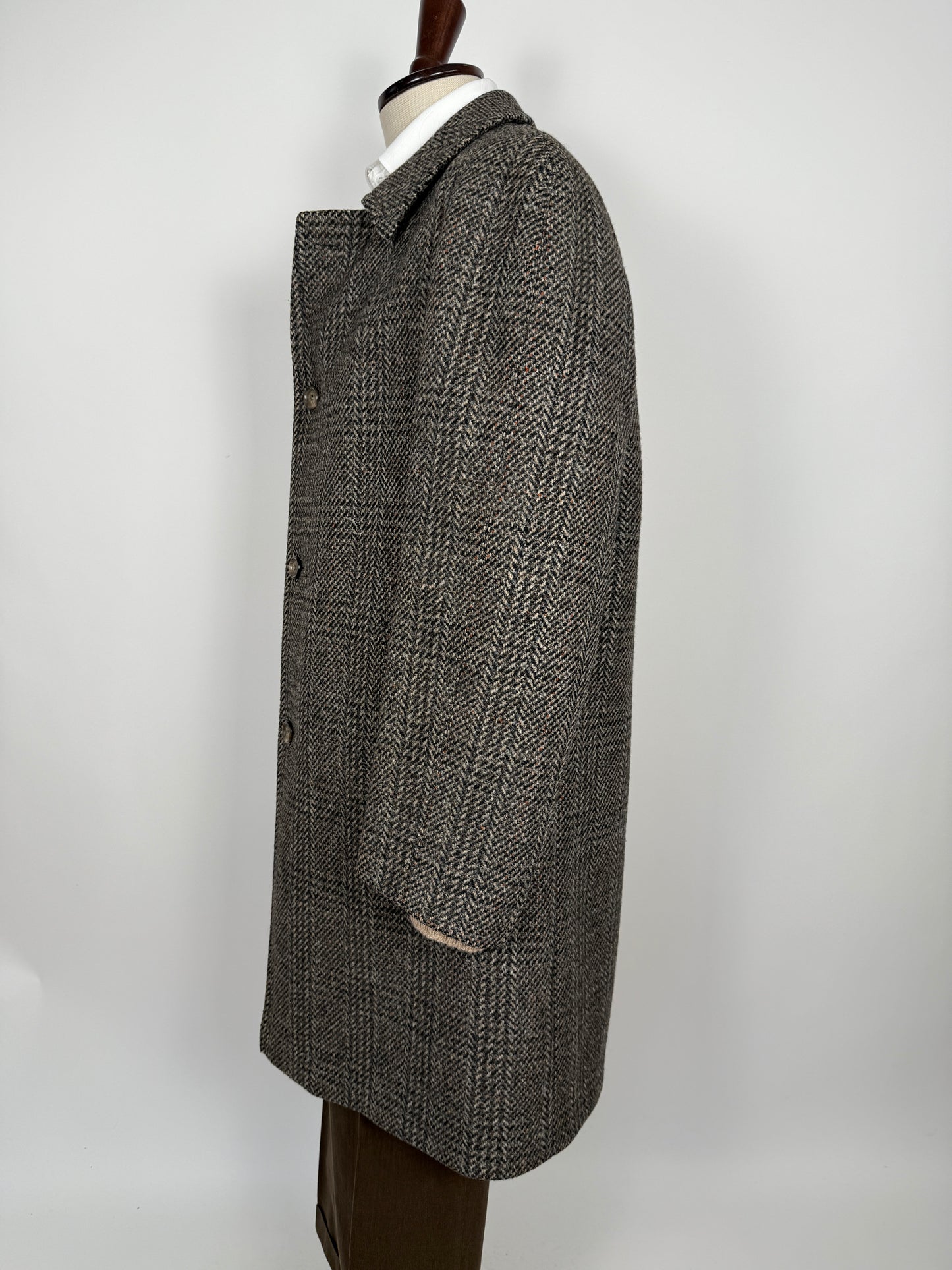 Cappotto raglan in tweed scozzese Crombie - tg. 50-52