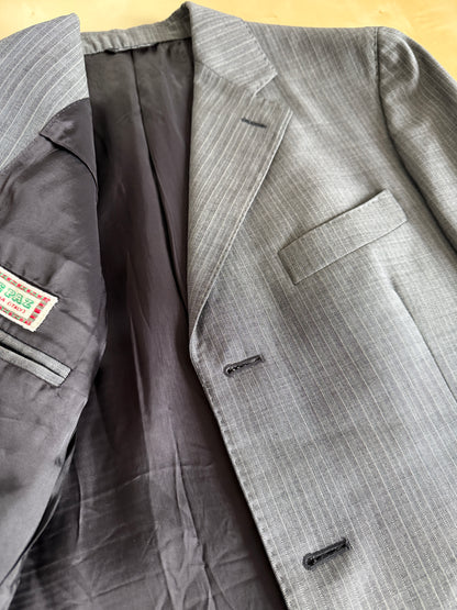 Giacca De Paz in fresco lana grigio spinato - tg. 50