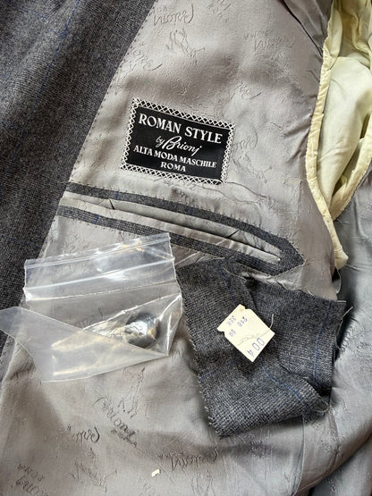 Giacca Brioni anni '80 flanella principe di Galles - tg. 52/54