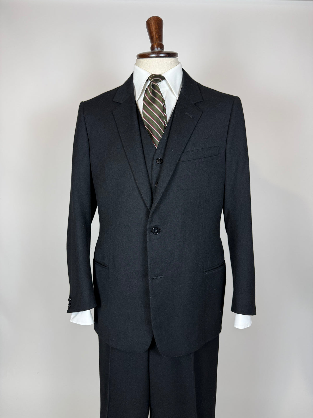 Completo 3 pezzi anni '50/'60 nero - tg. 50
