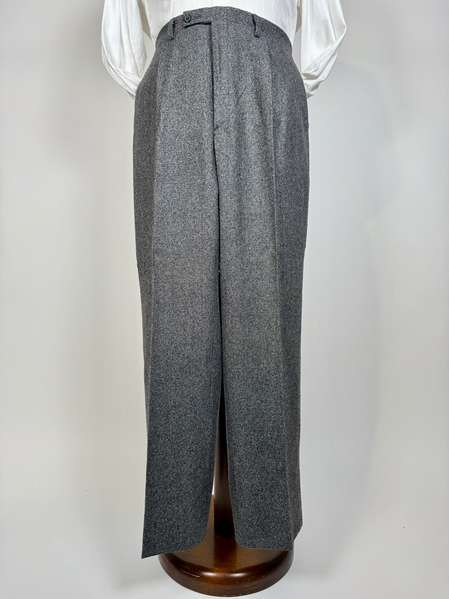 Pantaloni anni ‘70/‘80 flanella sale-pepe - tg. 52/54