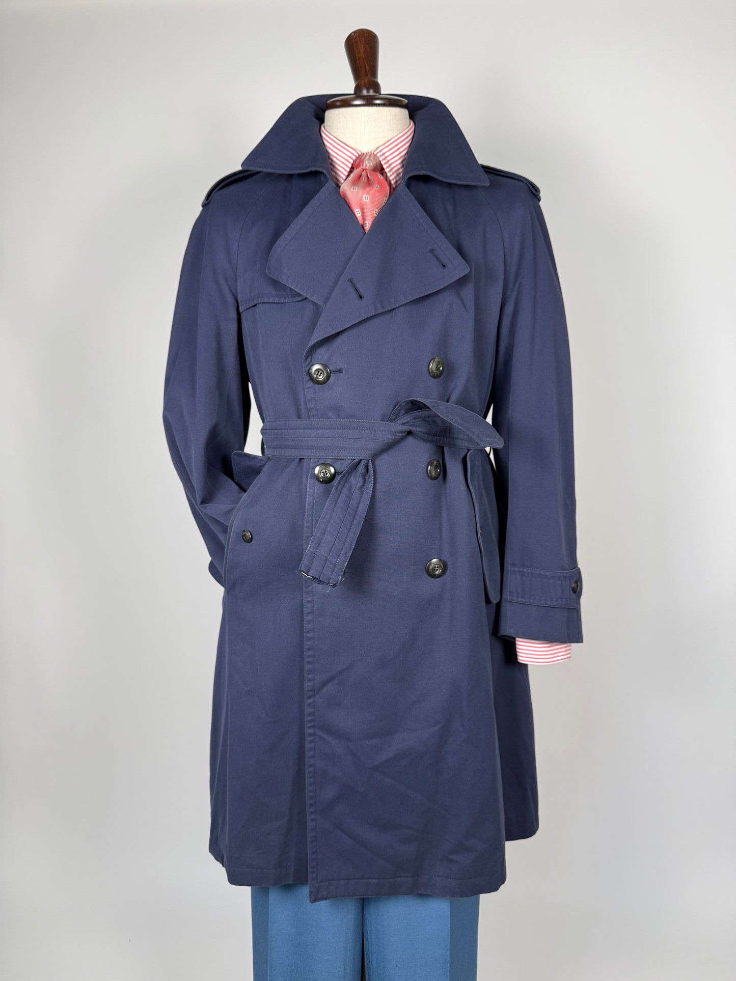 Trench anni '70 blu - tg. 48-50