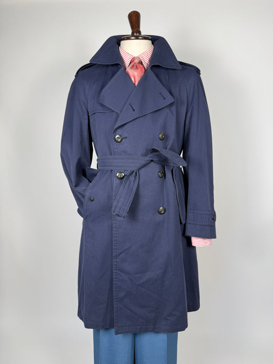 Trench anni '70 blu - tg. 48-50
