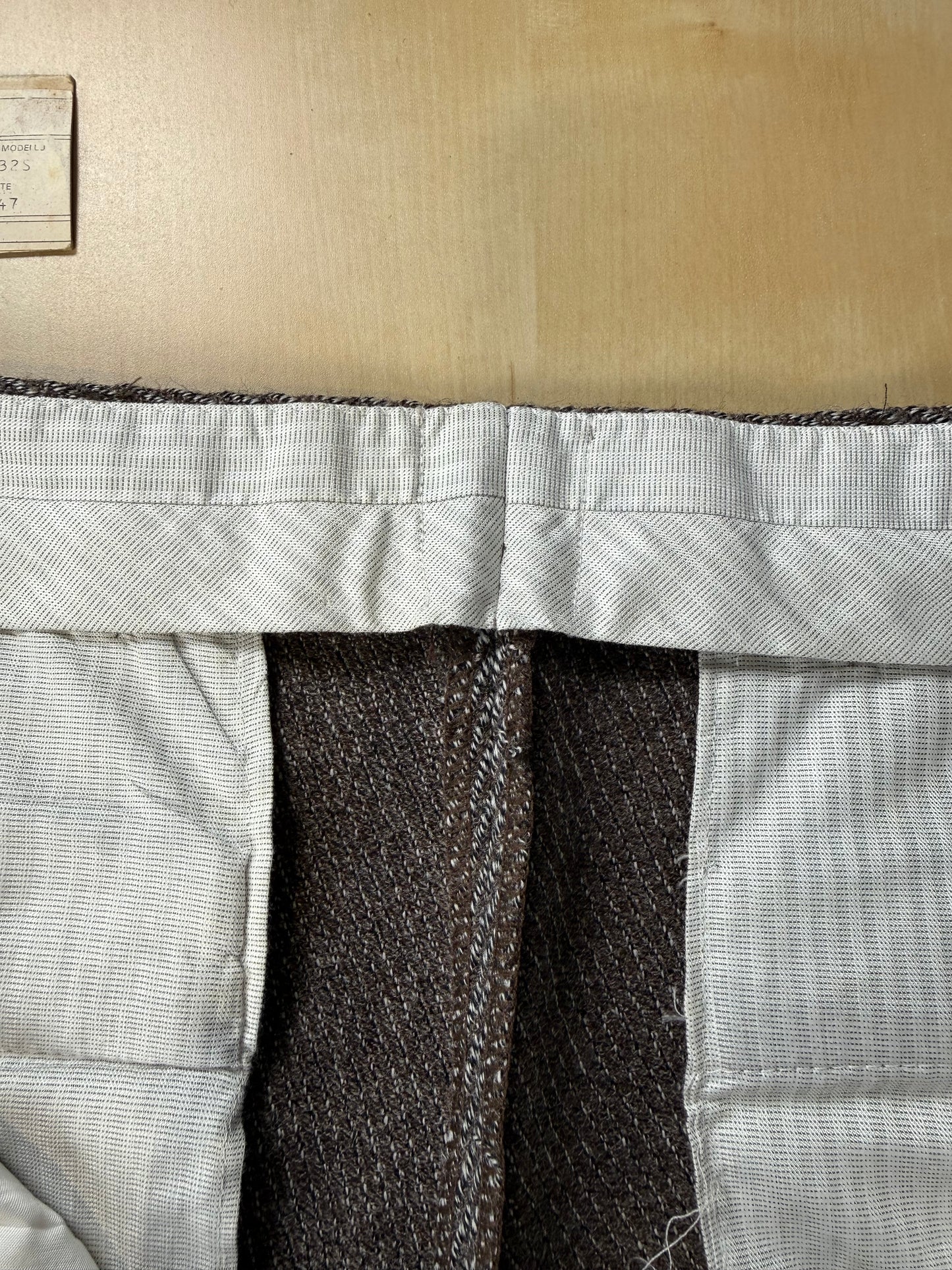 Pantaloni in tweed a coste anni ‘70/‘80 (NOS) - tg. 44