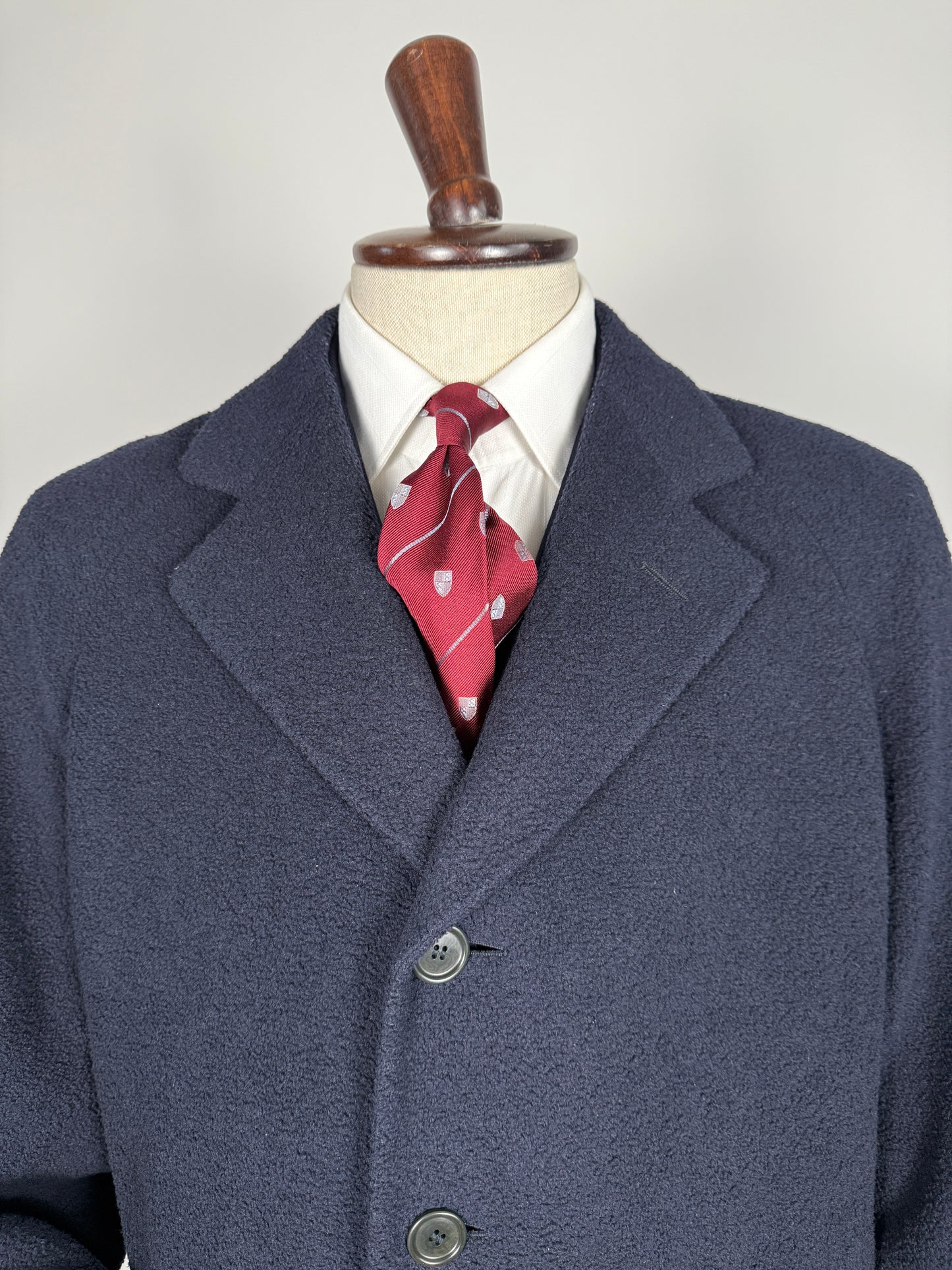 Cappotto raglan E. Zegna in bouclé di lana - tg. 48-52