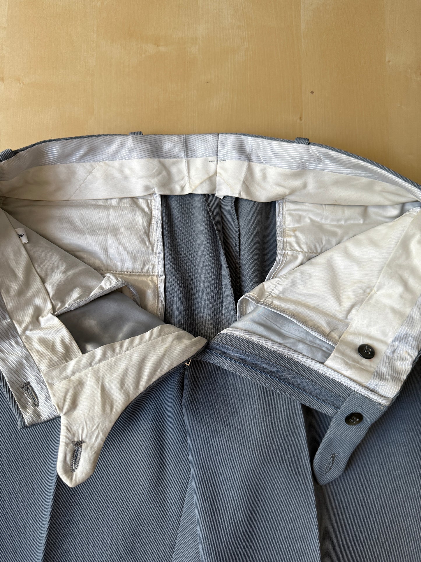 Completo anni ‘60/‘70 in twill a costa spessa carta da zucchero (NOS) - tg. 44