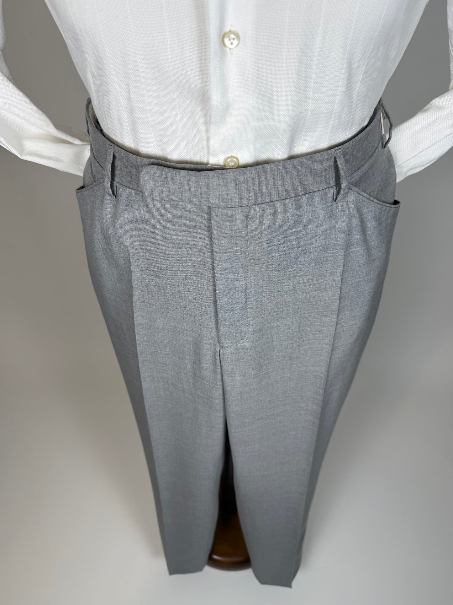 Pantaloni Corneliani fresco lana grigio chiaro - tg. 52