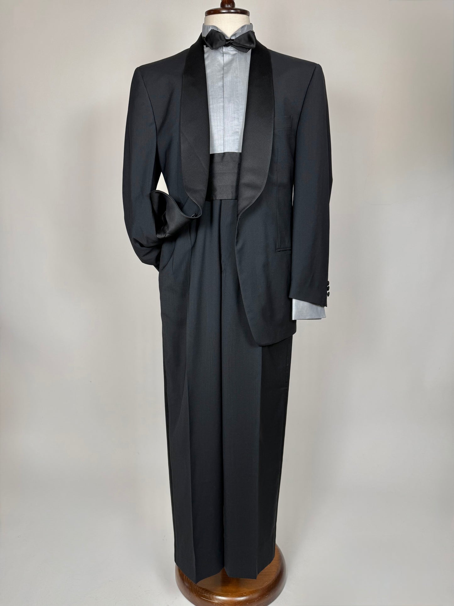 Smoking Ermenegildo Zegna in fresco lana anni ‘80/‘90 - tg. 48 drop 7