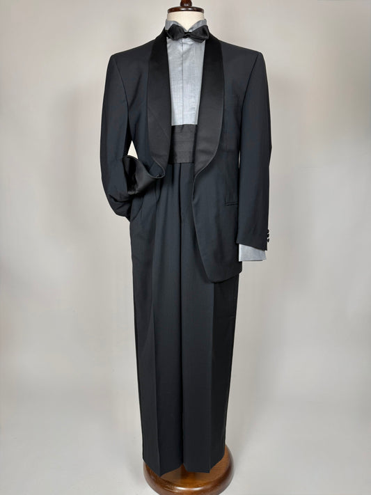 Smoking Ermenegildo Zegna in fresco lana anni ‘80/‘90 - tg. 48 drop 7