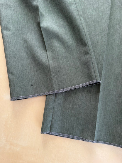 Pantaloni fresco lana verde scuro anni '80 (NOS) - tg. 54/56