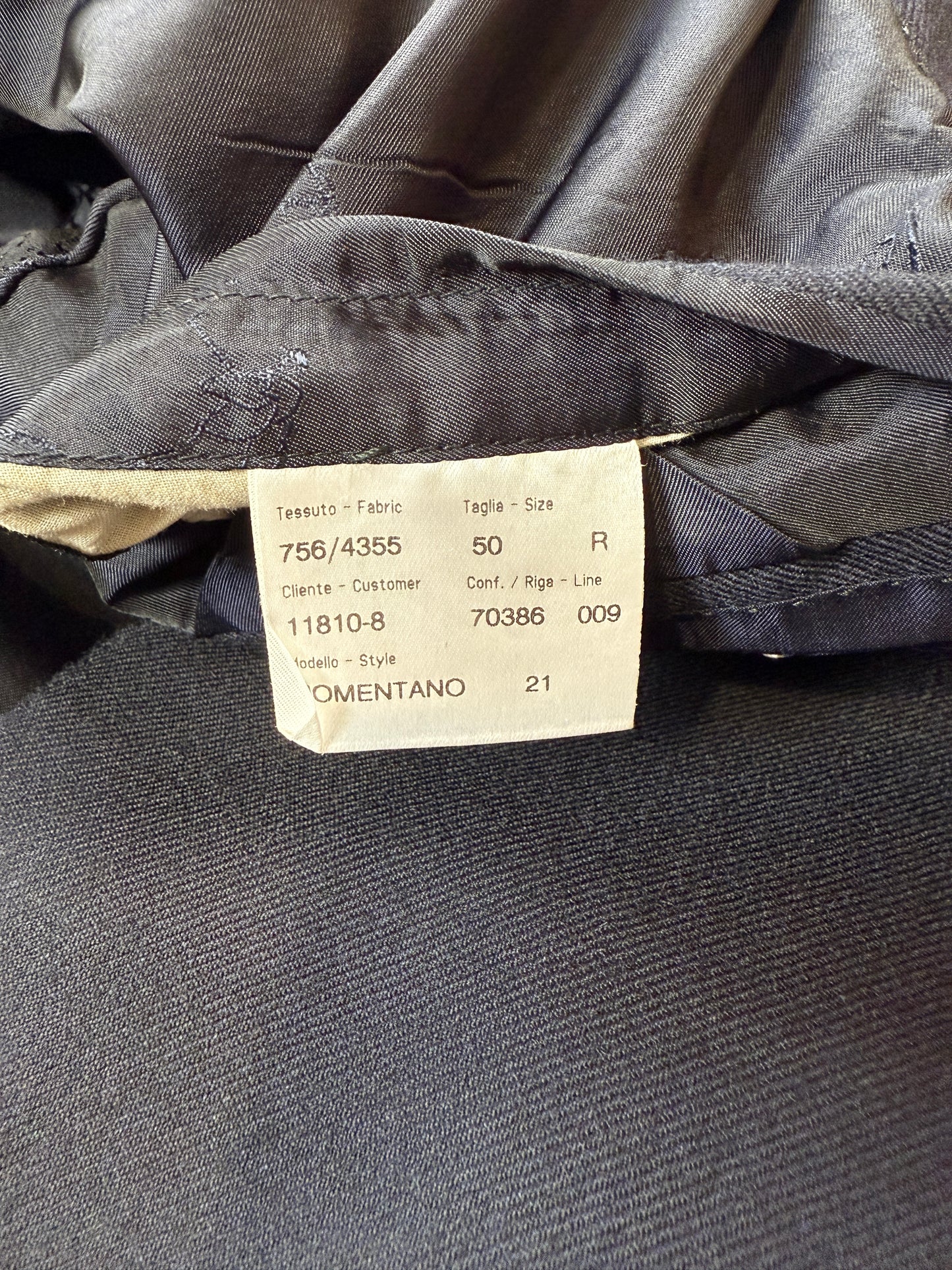 Giacca Brioni flanella lana e cashmere blu - tg. 50