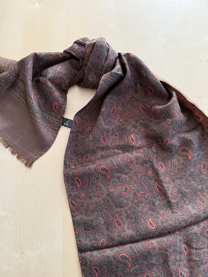 Sciarpa in seta Guy Laroche vintage paisley