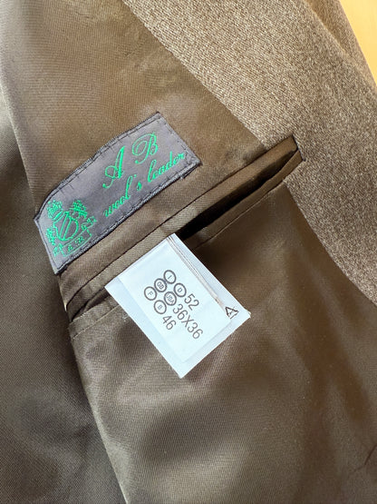 Completo anni ‘80 in covert verde cachi (NOS) - tg. 52