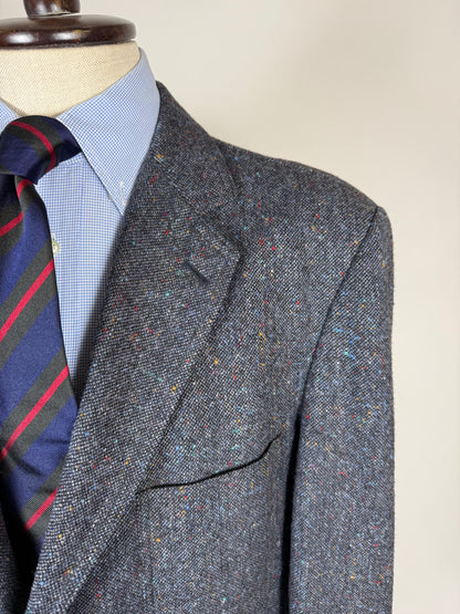 Giacca De Paz donegal tweed blu - tg. 56