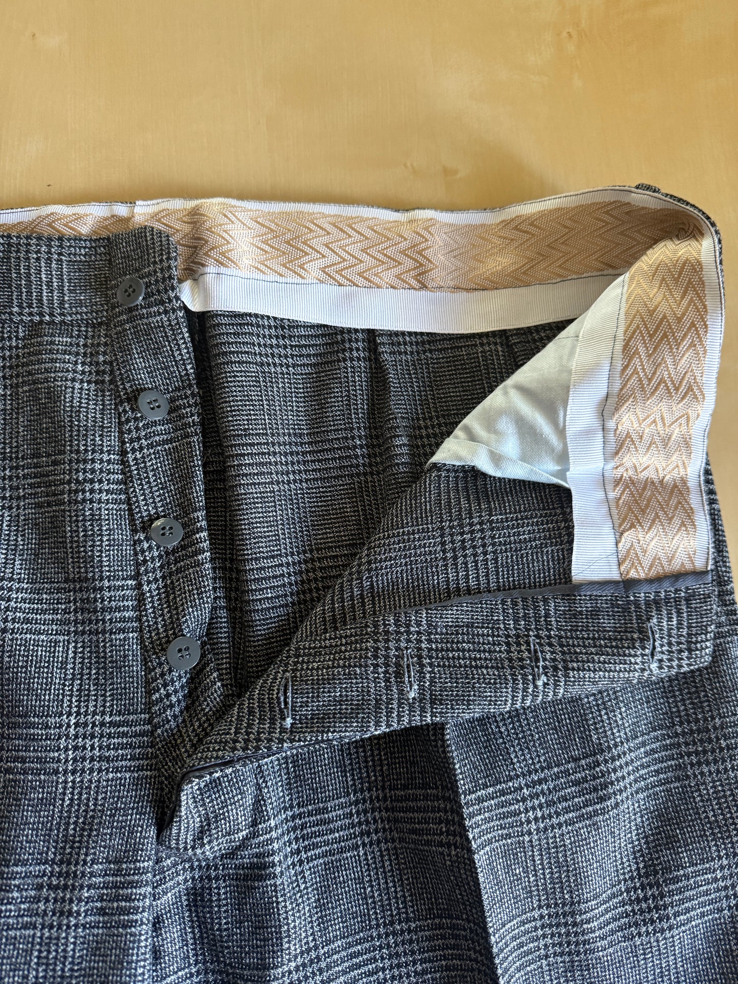 Pantalone sartoriale anni ‘60/‘70 principe di Galles - tg. 54