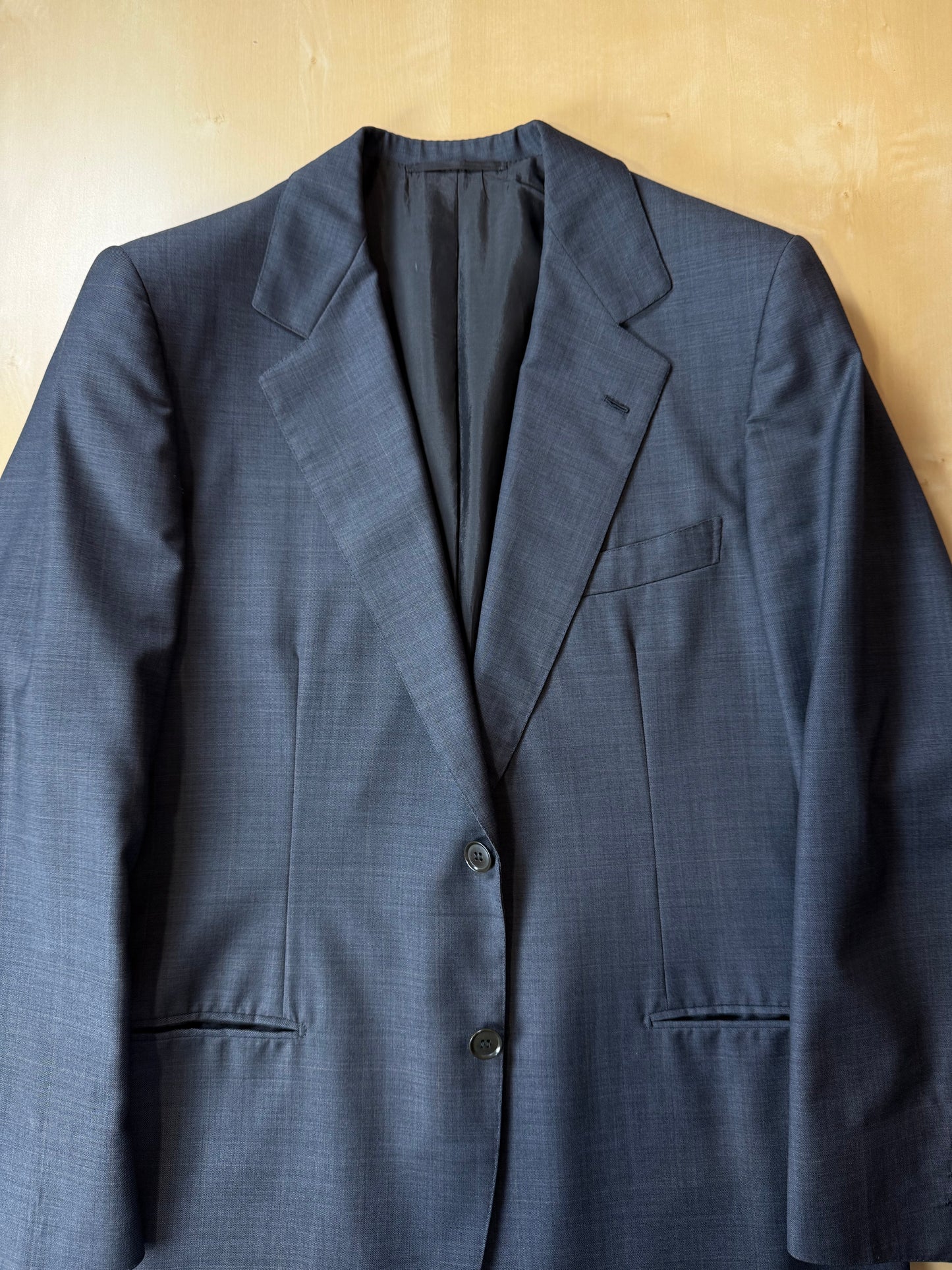 Giacca sartoriale fresco lana antracite finestrata - tg. 48