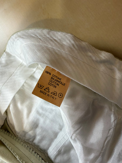 Pantaloni 100% cotone beige sabbia anni ‘80 (NOS) - tg. 46