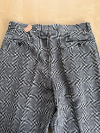 Pantaloni anni ‘80 flanella principe di Galles - tg. 52