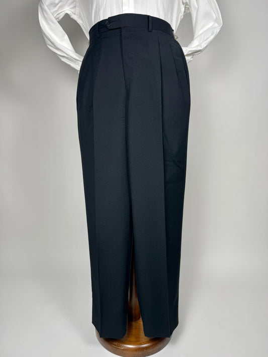 Pantaloni fresco lana blu notte - tg. 48/50