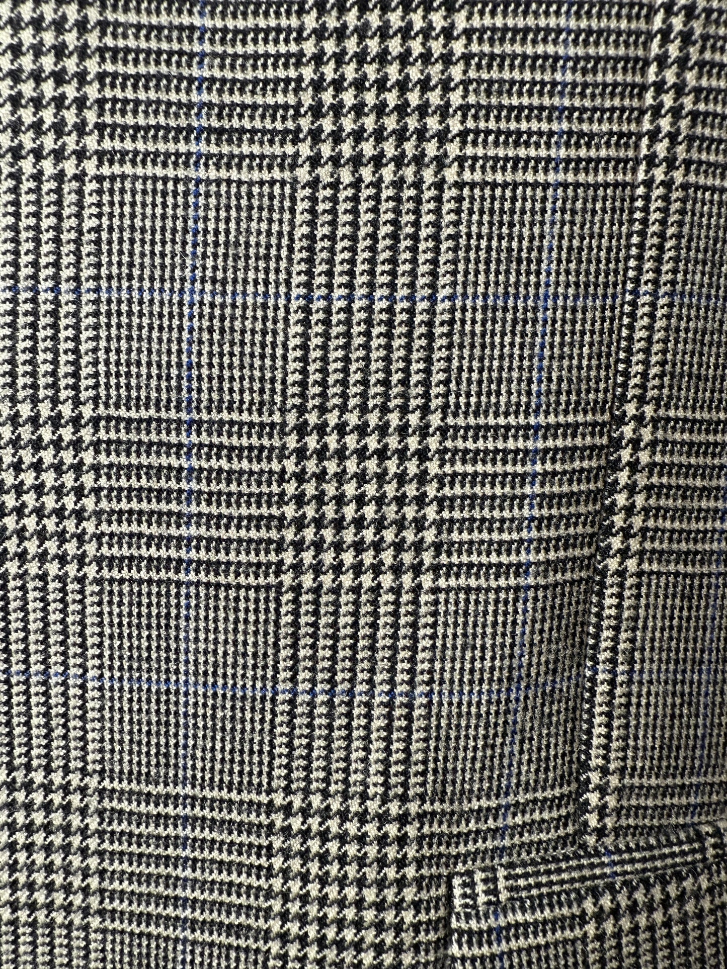 Completo anni ‘80 in flanella principe di Galles - tg. 50