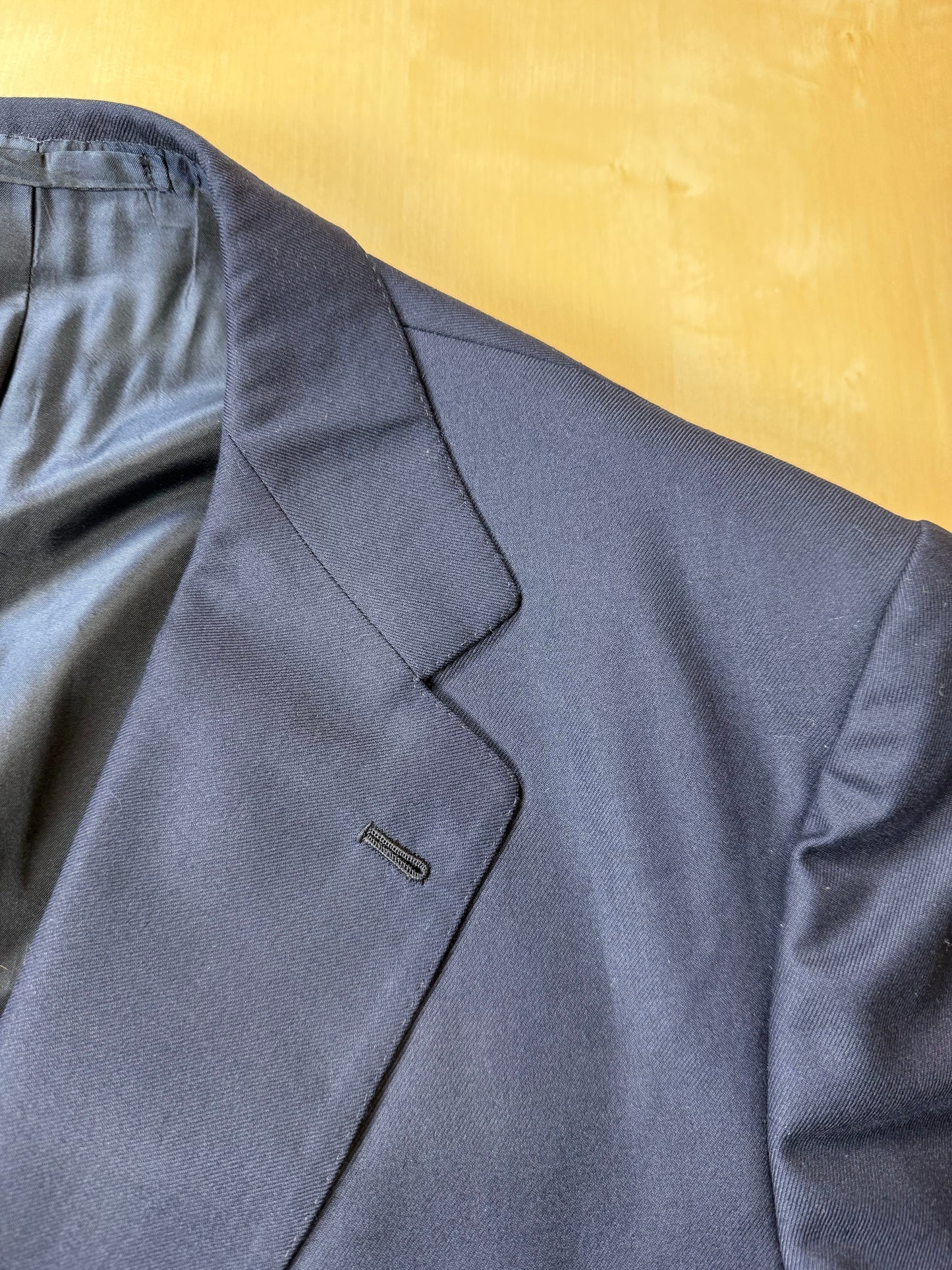 Completo sartoriale anni ‘80 flanella lana e cashmere - tg. 62