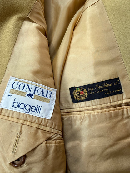 Giacca anni ‘80 100% cashmere tess. Loro Piana - tg. 54