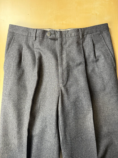 Pantaloni Burberrys flanella antracite - tg. 50