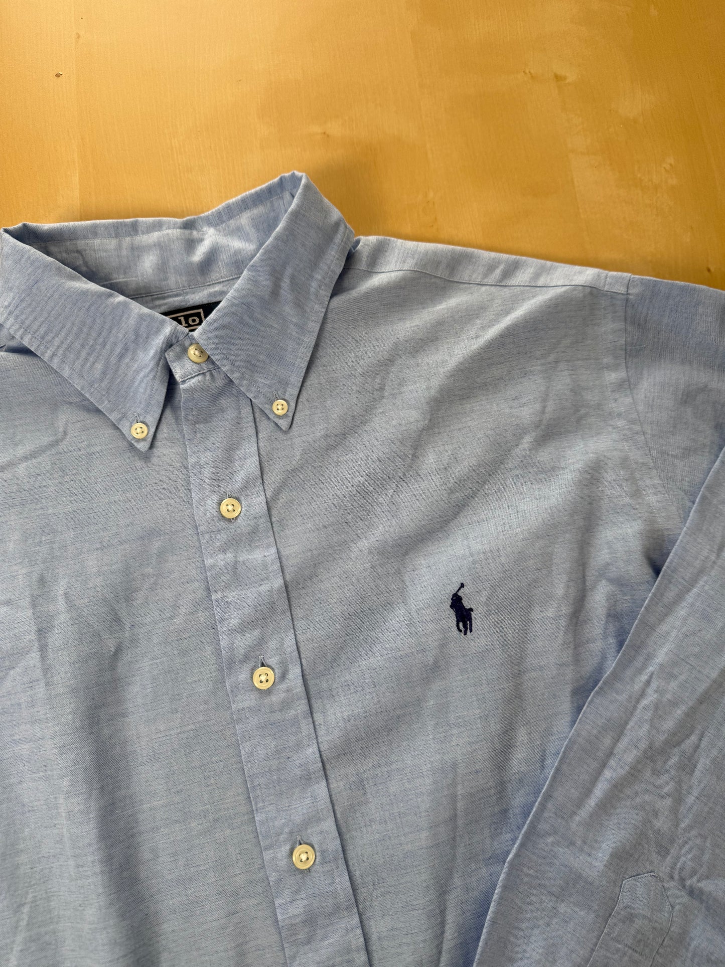 Camicia Ralph Lauren Ellington celeste - L collo 42