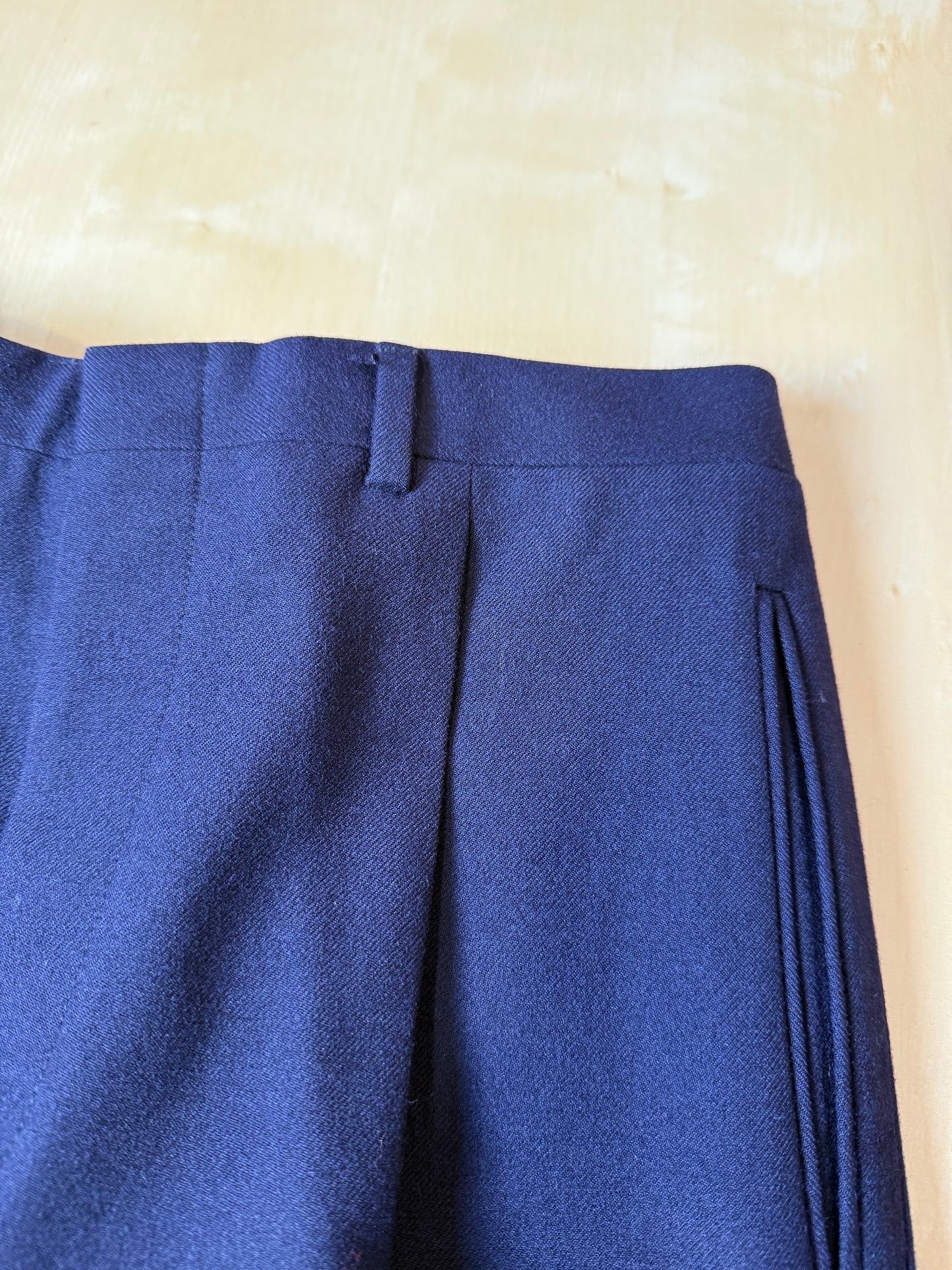 Completo anni ‘60 flanella blu - tg. 46