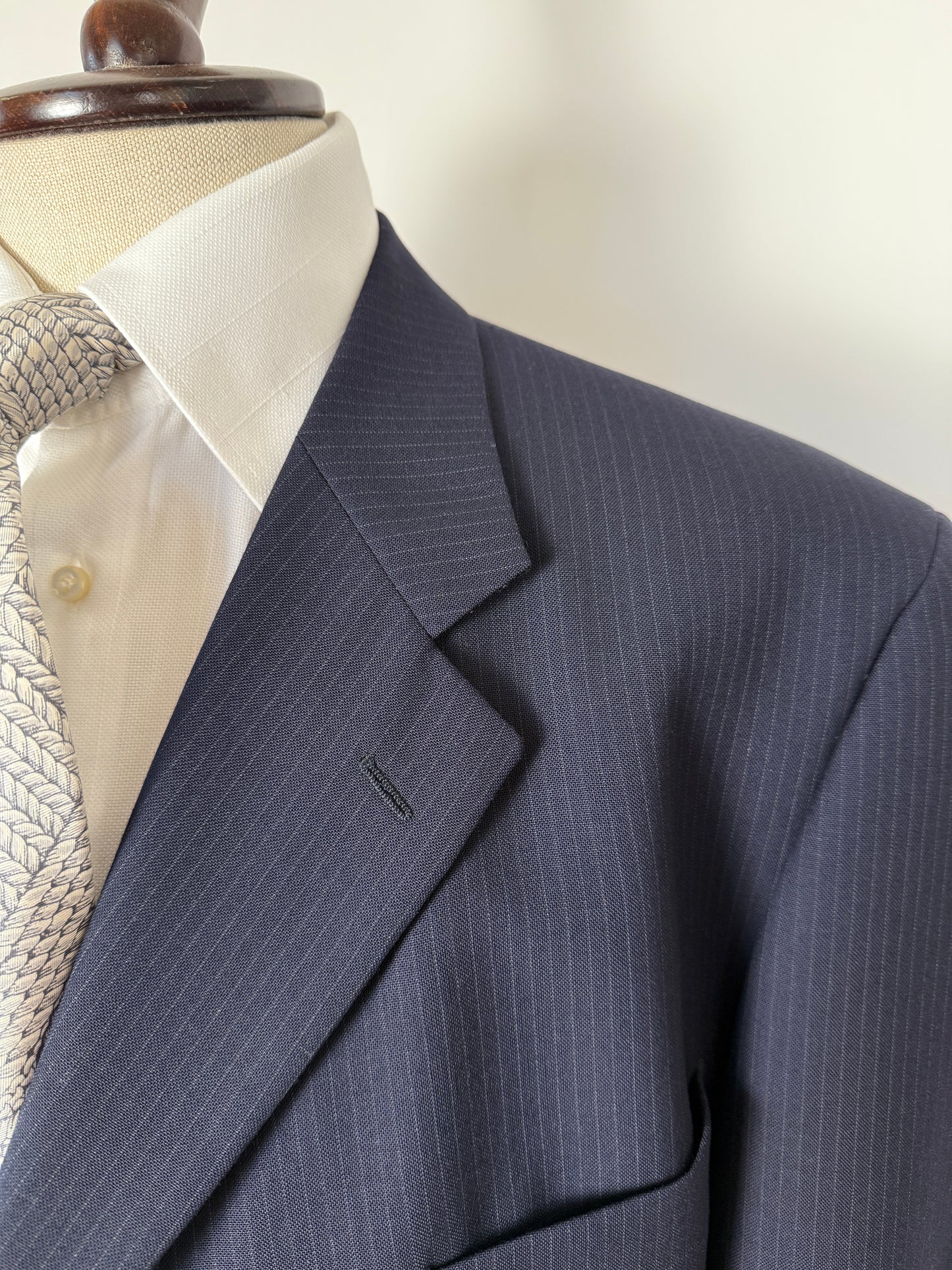 Completo Facis anni ‘90 blu gessato - tg. 58