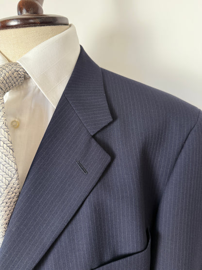 Completo Facis anni ‘90 blu gessato - tg. 58