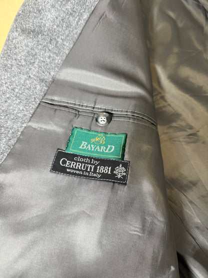 Giacca doppiopetto anni ‘80 flanella grigio medio - tg. 54/56