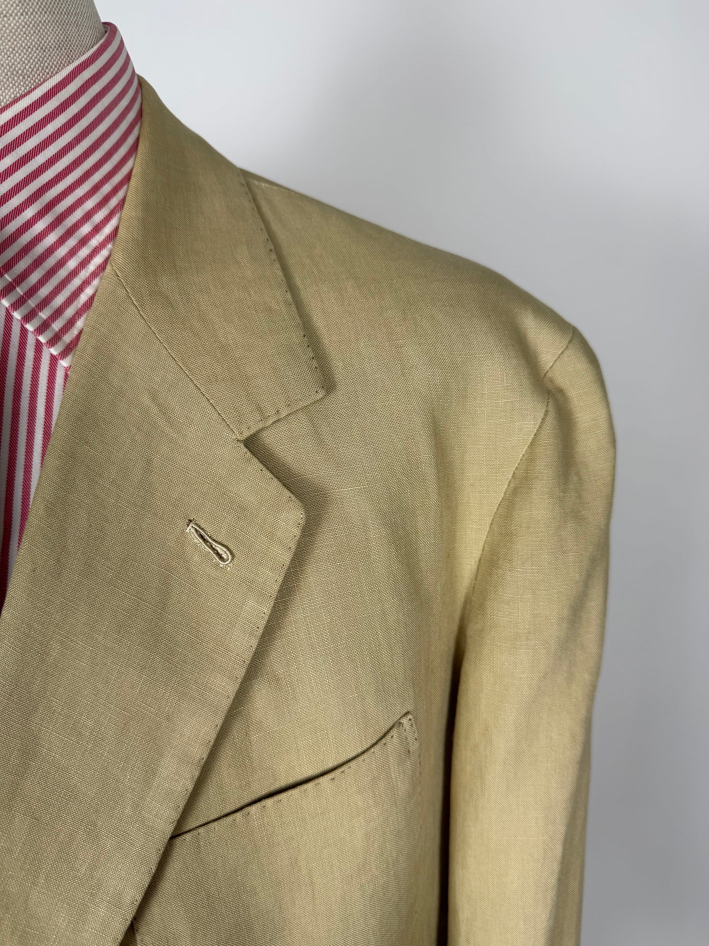Completo sartoriale A. Graneri lino beige - tg. 60/62