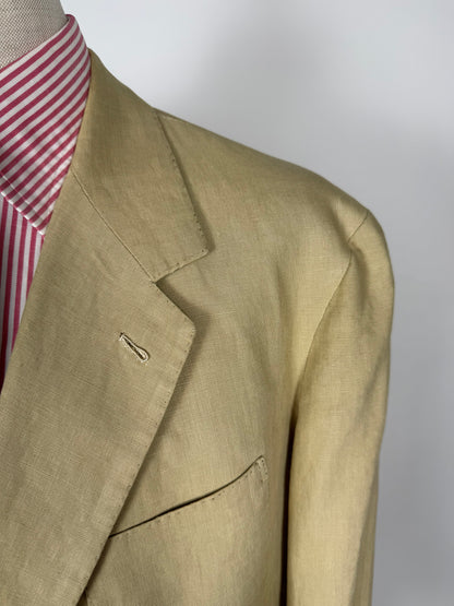 Completo sartoriale A. Graneri lino beige - tg. 60/62
