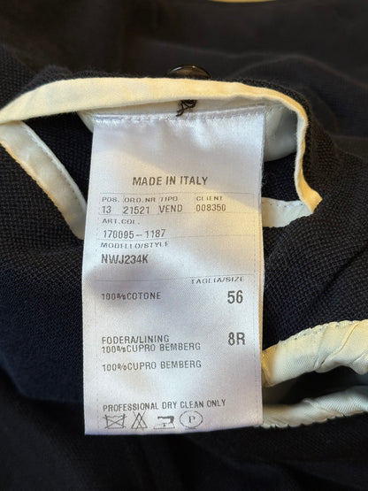 Giacca Caruso destrutturata in piquet di cotone - tg. 54/56