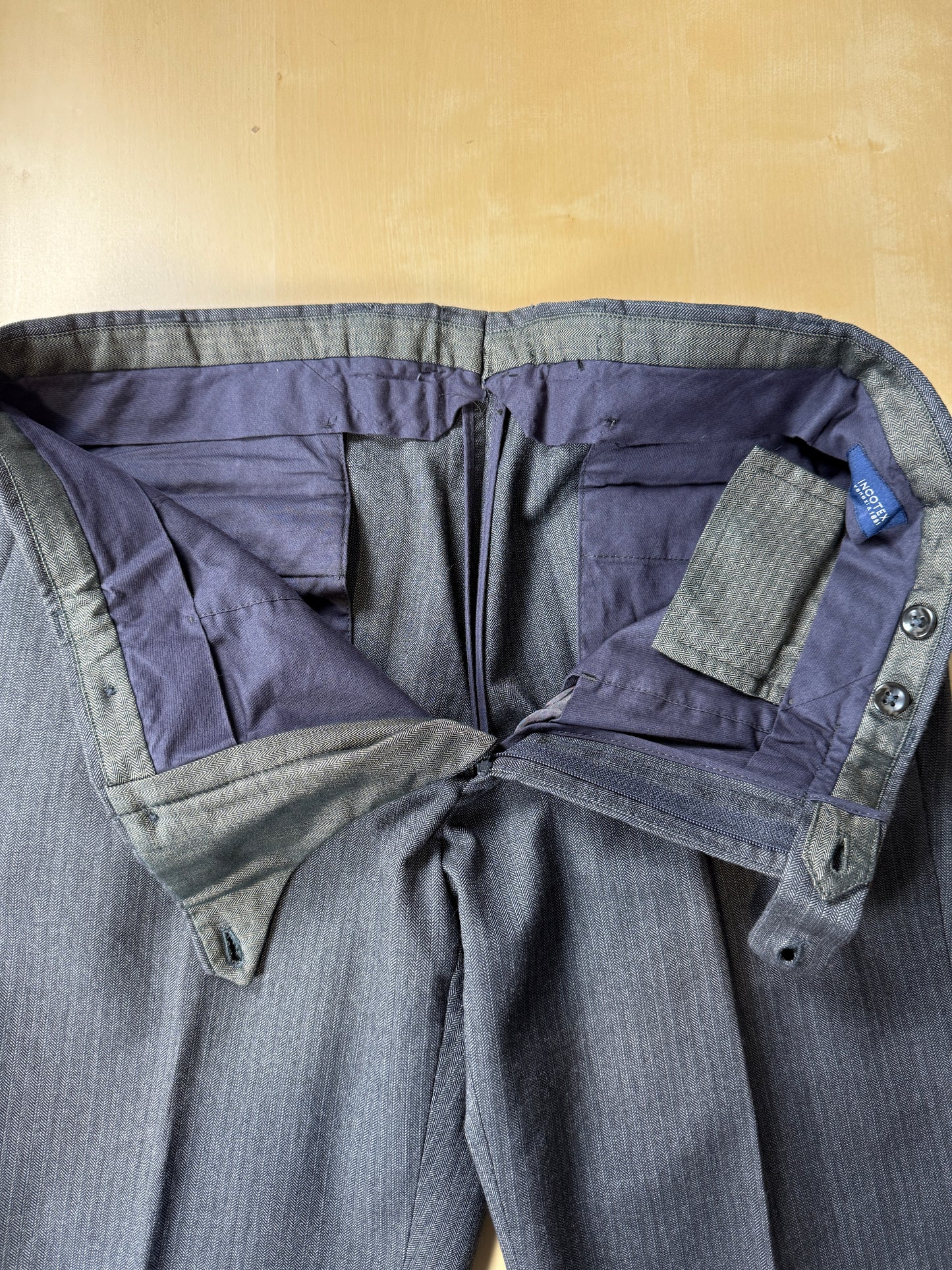 Pantaloni Incotex in cotone e lana - tg. 46/48