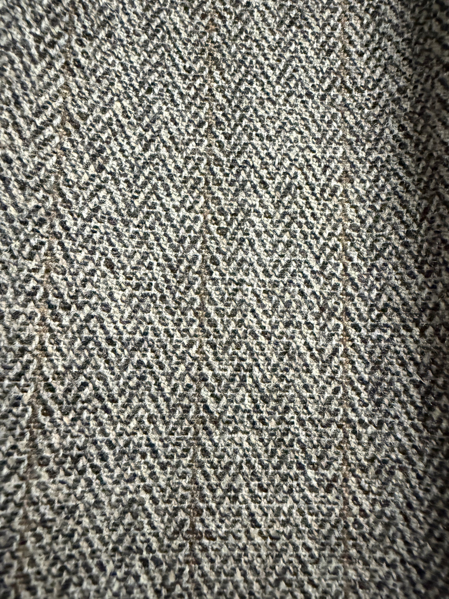 Pantalone anni ‘80 in tweed herringbone (NOS) - tg. 48