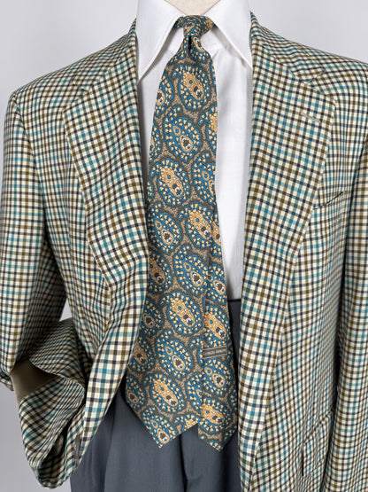 Cravatta Giorgio Armani vintage crêpe paisley