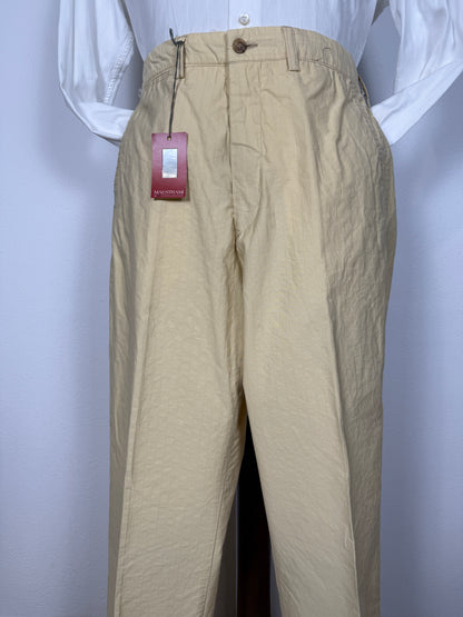 Completo estivo in puro cotone sfoderato color crema (NOS) - tg. 48/50