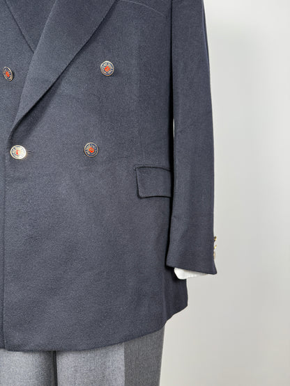 Blazer Belvest anni ‘80 doppiopetto cashmere e lana - tg. 50/52