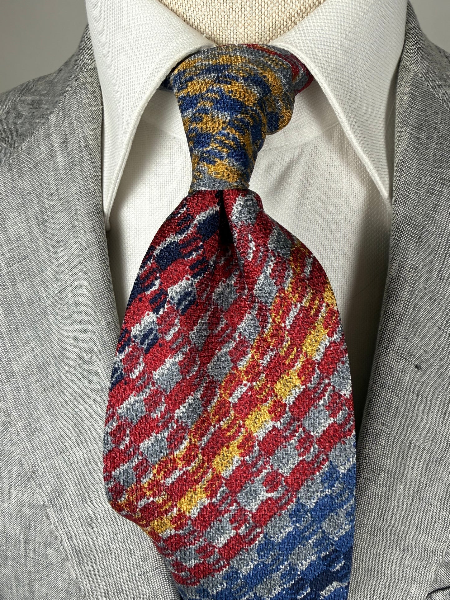 Cravatta Missoni quadretti pittorici
