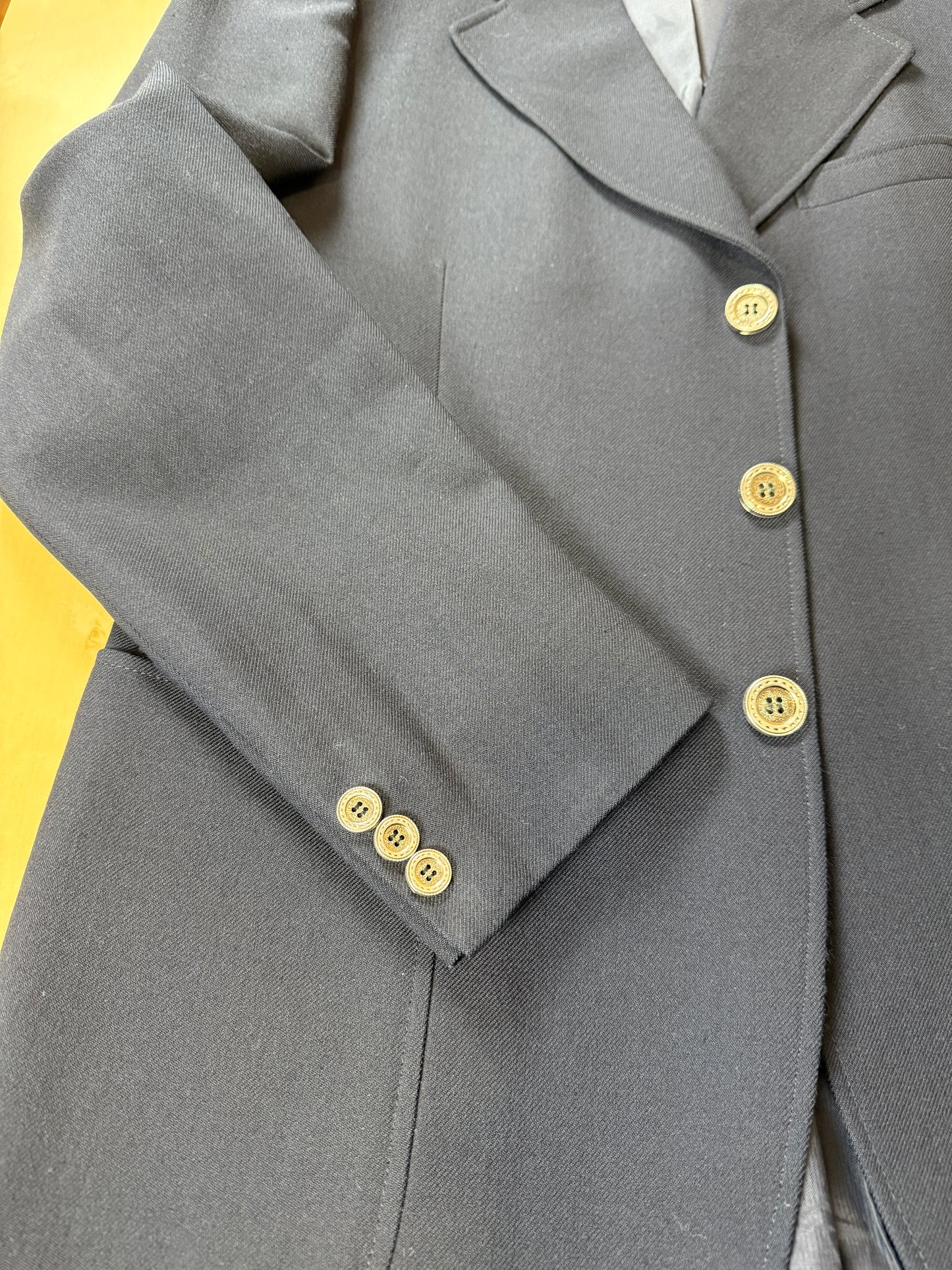 Blazer navy anni ‘60/‘70 in flanella - tg. 50